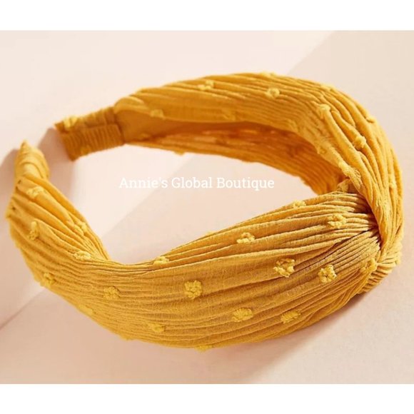 NWT ANTHROPOLOGIE Textured Twisted Headband - Picture 3 of 16